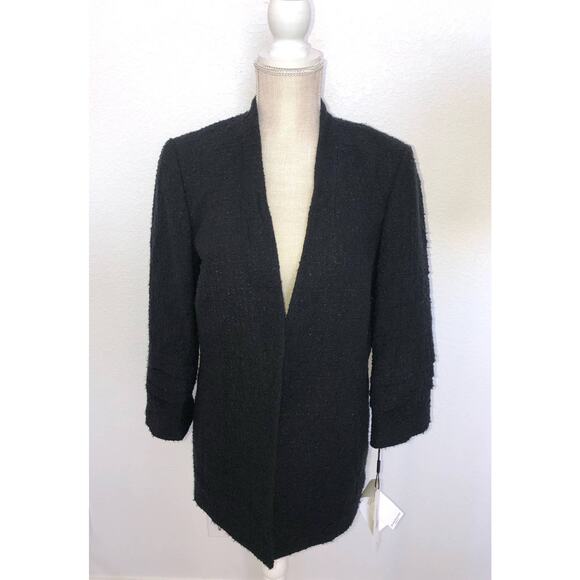 CALVIN KLEIN Tweed Slim Fit 3/4 Sleeve Blazer - 12 - Picture 3 of 7